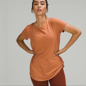 Lululemon Athletica Love Crew Short Sleeve T-shirt in Desert Sun size 16